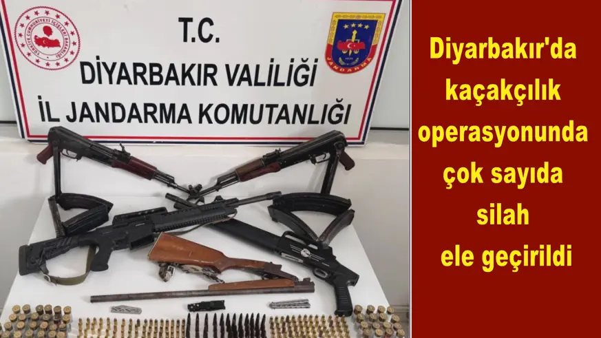 Diyarbakır'da kaçakçılık operasyonu