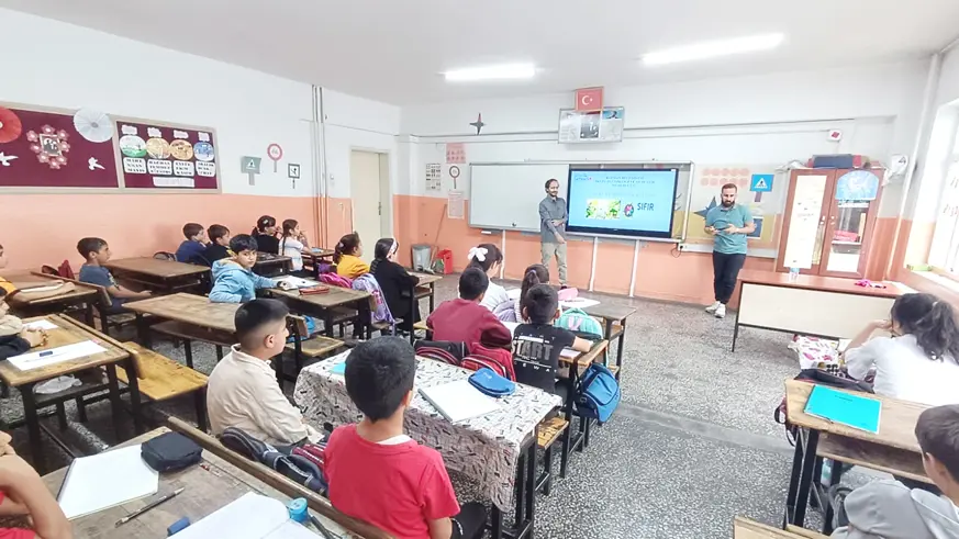 Batman'da öğrencilere sıfır atık eğitimi verildi