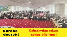 Çalıştaydan çıkan  sonuç bildirgesi