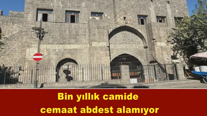 Bin yıllık camide cemaat abdest alamıyor