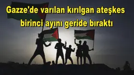 Gazze'de varılan kırılgan ateşkes  birinci ayını geride bıraktı