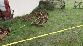 Oyun oynarken üzerine saban devrilen çocuk öldü