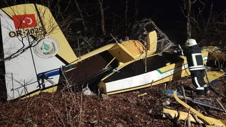 Türkiye’ye ait yangın söndürme uçağı Hırvatistan’da düştü