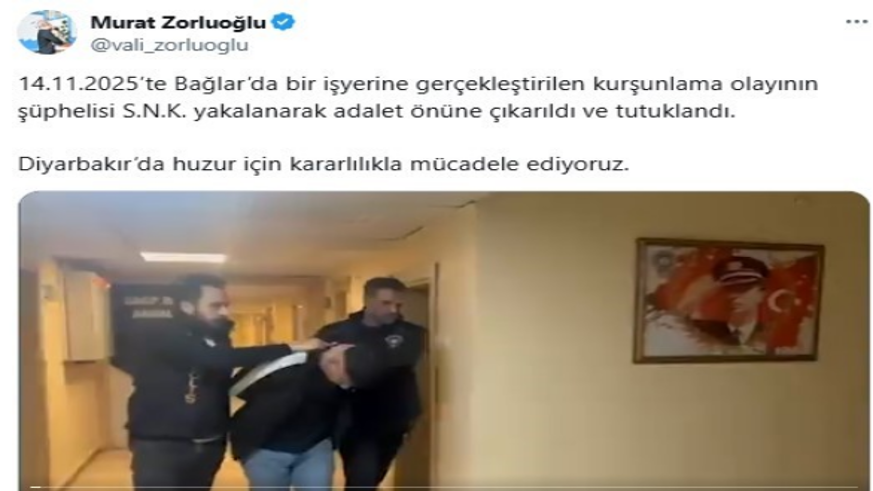 İş yerini kurşunlayan şahıs yakalandı
