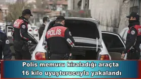 16 kilo uyuşturucuyla yakalandı