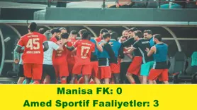 Manisa FK: 0 - Amed Sportif Faaliyetler: 3