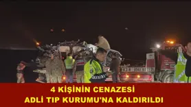 4 kişinin cenazesi Adli Tıp Kurumu'na kaldırıldı