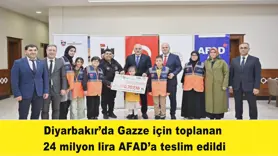 Gazze için toplanan 24 milyon lira AFAD’a teslim edildi