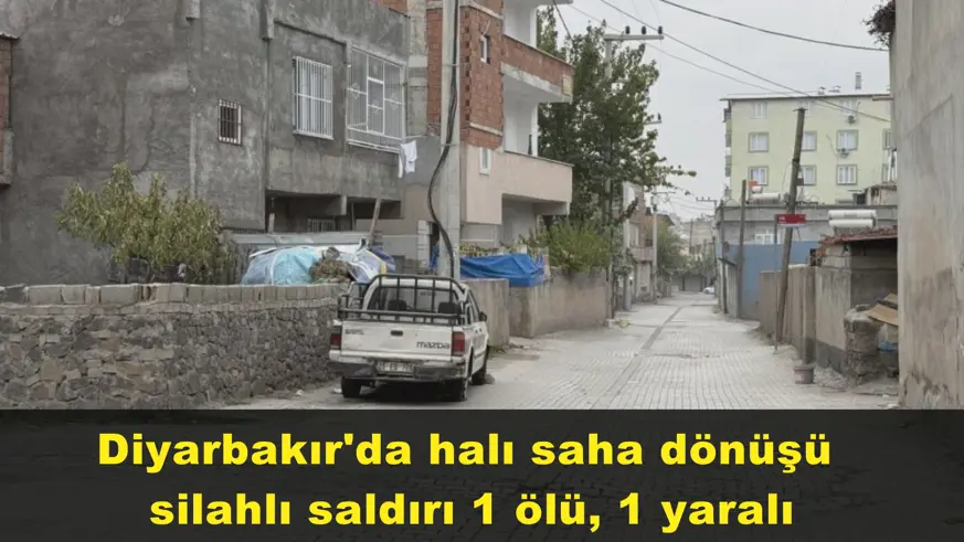 Diyarbakır'da halı saha dönüşü  silahlı saldırı