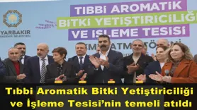 Tıbbi Aromatik Bitki Yetiştiriciliği  ve İşleme Tesisi’nin temeli atıldı