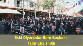Eski Diyarbakır Baro Başkanı Tahir Elçi anıldı