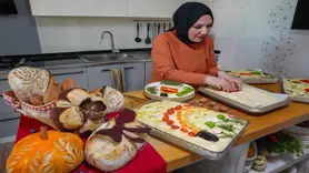 Bankacılığı bırakan Diyarbakırlı şef ekmeği sanatla buluşturdu