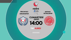 BATMAN PETROLSPOR'UN MAÇI TRT KURDİ'DE