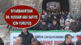 Diyarbakır'da İsrail'in gözaltına aldığı doktor için yürüyüş