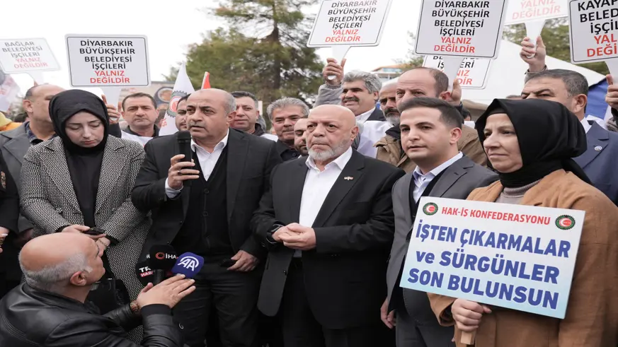 Bazı belediyelerde işten çıkarılan işçilere ziyaret