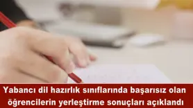 Yerleştirme sonuçları açıklandı