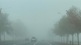 Diyarbakır’da sis etkili oldu