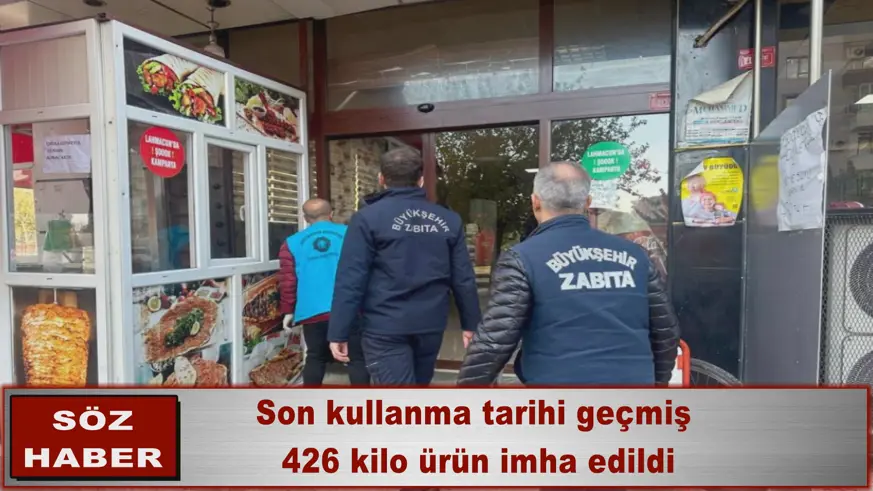 Son kullanma tarihi geçmiş  426 kilo ürün imha edildi