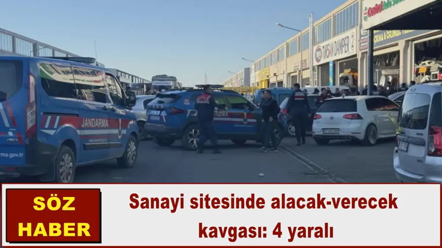 Sanayi sitesinde alacak-verecek  kavgası