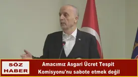 Amacımız sabote etmek değil