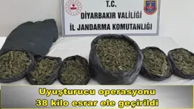 38 kilo esrar ele geçirildi