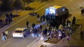 Diyarbakır'da araç ile motosiklet çarpıştı