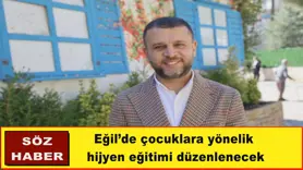 Eğil’de çocuklara yönelik  hijyen eğitimi düzenlenecek