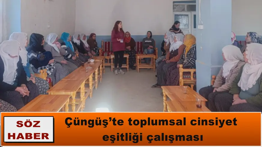Çüngüş’te toplumsal cinsiyet  eşitliği çalışması
