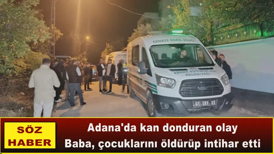 Baba, çocuklarını öldürüp intihar etti