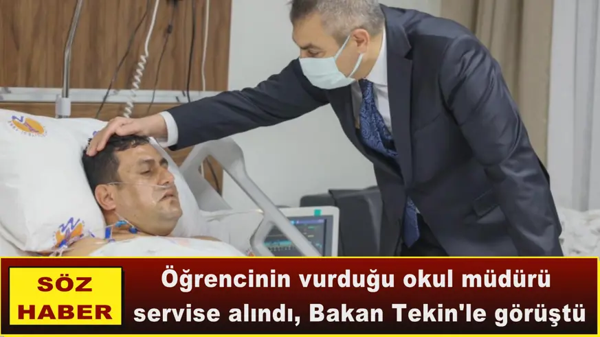 Bakan Tekin'le görüştü