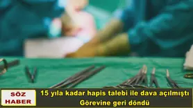 Görevine geri döndü