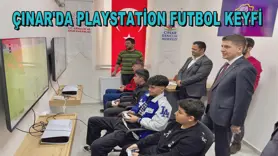 ÇINAR'DA PLAYSTATİON FUTBOL KEYFİ