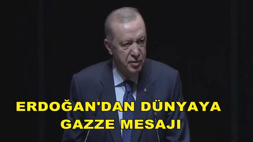 Erdoğan'dan dünyaya Gazze mesajı