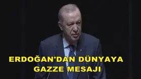 Erdoğan'dan dünyaya Gazze mesajı