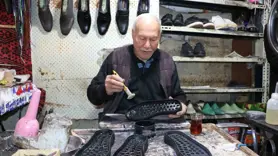 65 yıldır kundura imalatı ve onarımı yapıyor