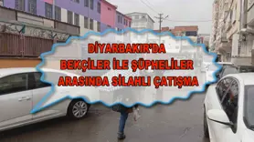 Diyarbakır’da bekçiler ile şüpheliler arasında silahlı çatışma