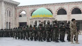 Halep'te ilk askeri mezuniyet töreni