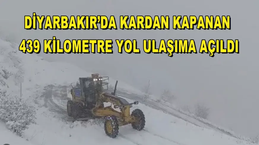 439 kilometre yol ulaşıma açıldı