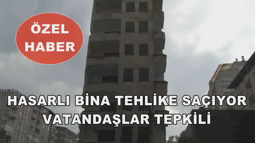 Hasarlı bina tehlike saçıyor