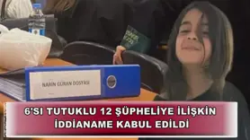 6'sı tutuklu 12 şüpheliye ilişkin iddianame kabul edildi