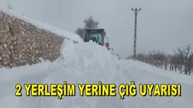 2 Yerleşim yerine çığ uyarısı