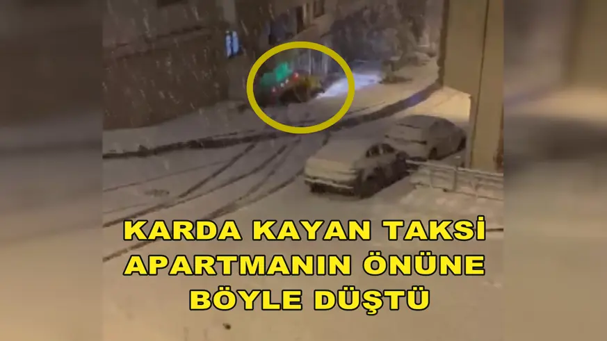 İSTANBUL'DA KAR KAZALARI