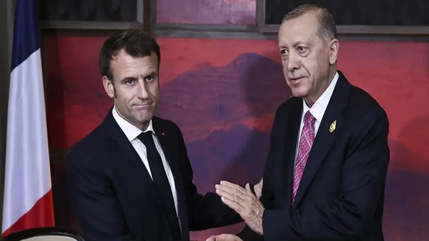 Erdoğan, Macron ile telefonda görüştü