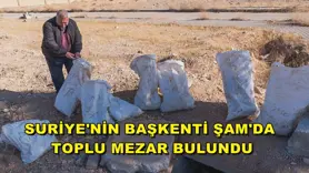 Suriye'nin başkenti Şam'da toplu mezar bulundu