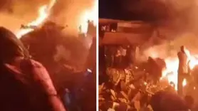 Askeri uçak yerleşim yerine düştü: 20'den fazla kişi öldü