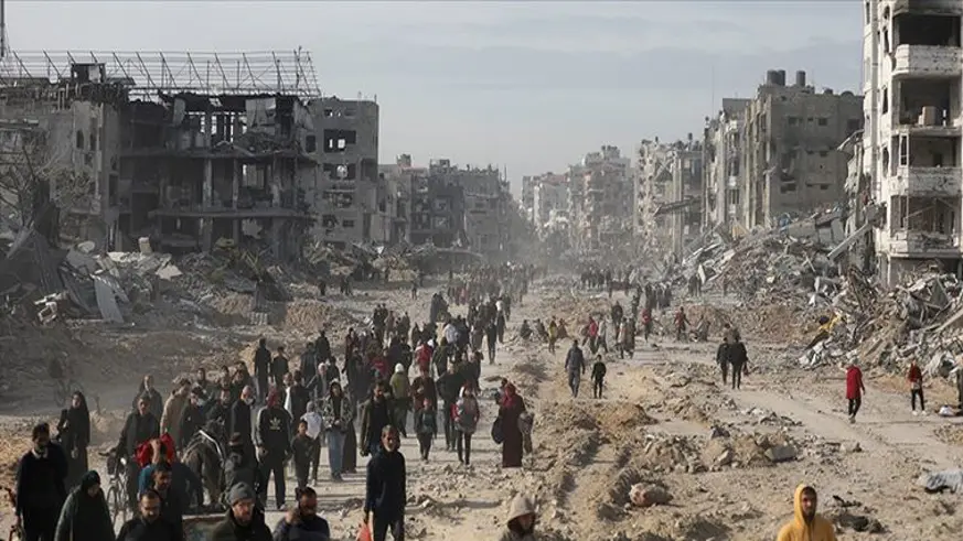 Gazze'nin kuzeyine dönen Filistinli sayısı