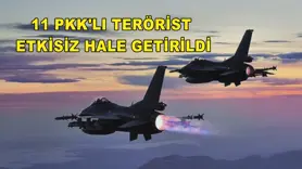 11 PKK'lı terörist etkisiz hale getirildi