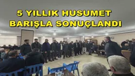 5 yıllık husumet barışla sonuçlandı