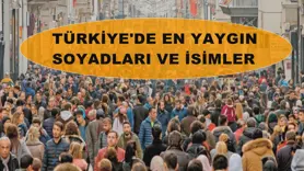 Türkiye'de en yaygın soyadları ve isimler