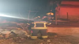 Evde çıkan yangında bir kişi yaşamını yitirdi